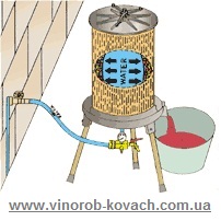 Прес з аква або пневмо приводом - water presses