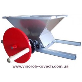 Дробилка виноградная,нержавеющая, ручная 450х400 