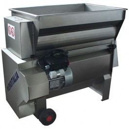 Гребневідділювач "JOLLY 25/E INOX" (нержавійка) c мезгонасосом, 380V