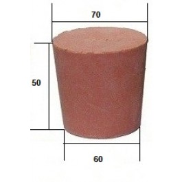 Коническая пробка из резины, для технических целей  50 х 70 / 60 мм